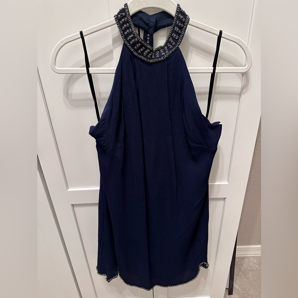 NBD Lourdes dress in Navy